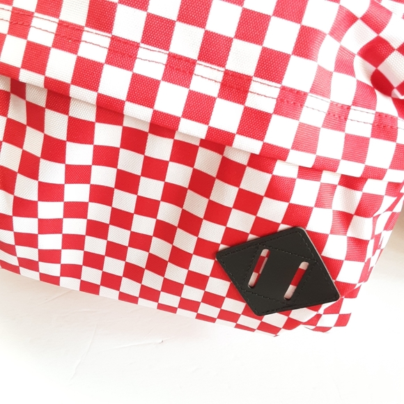 Vans Old Skool Checkerboard Backpack (Red Check) NWT - Picture 4 of 7